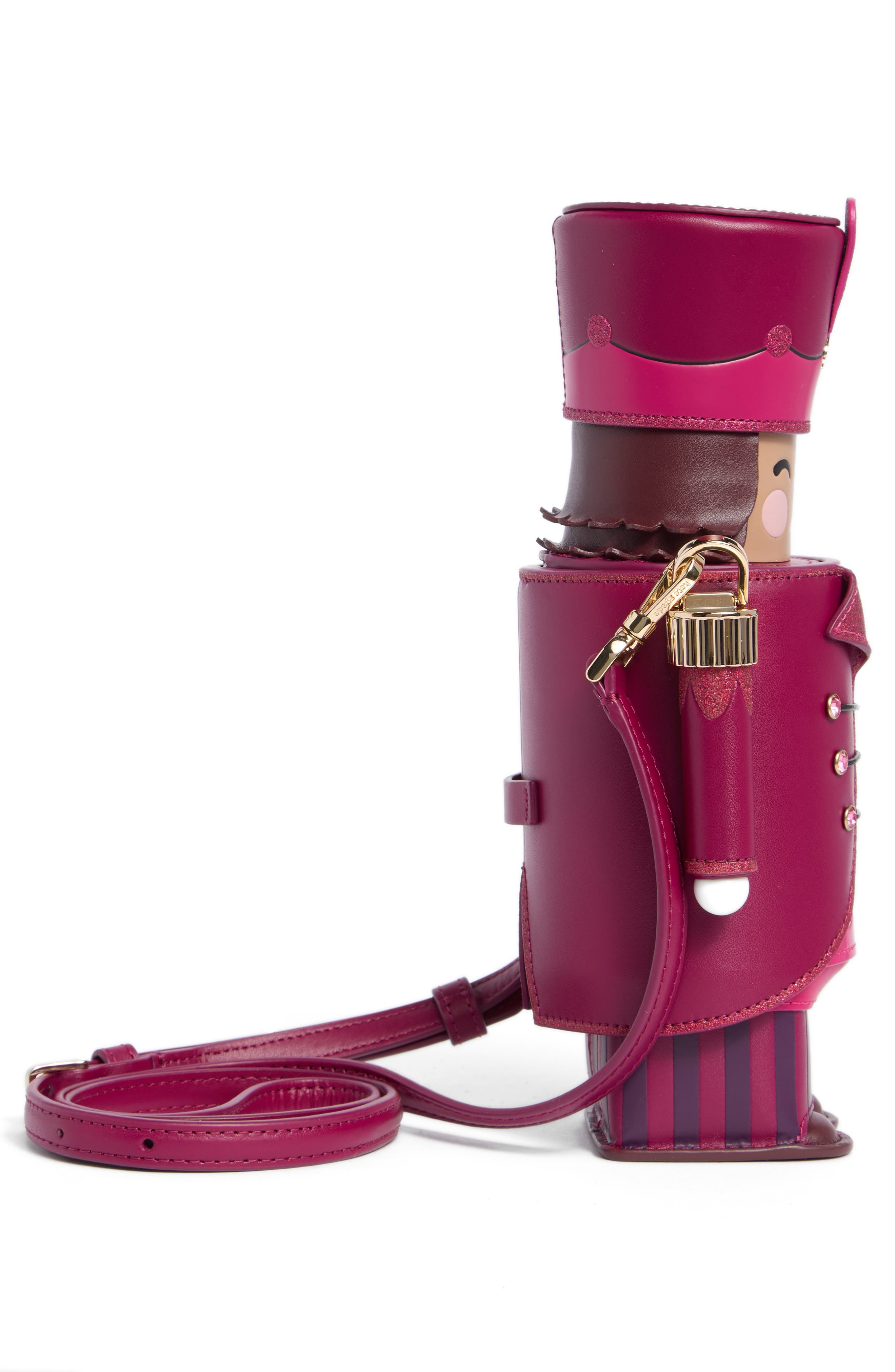 Kate Spade New York oh what fun 3D nutcracker crossbody bag, Alternate, color, 