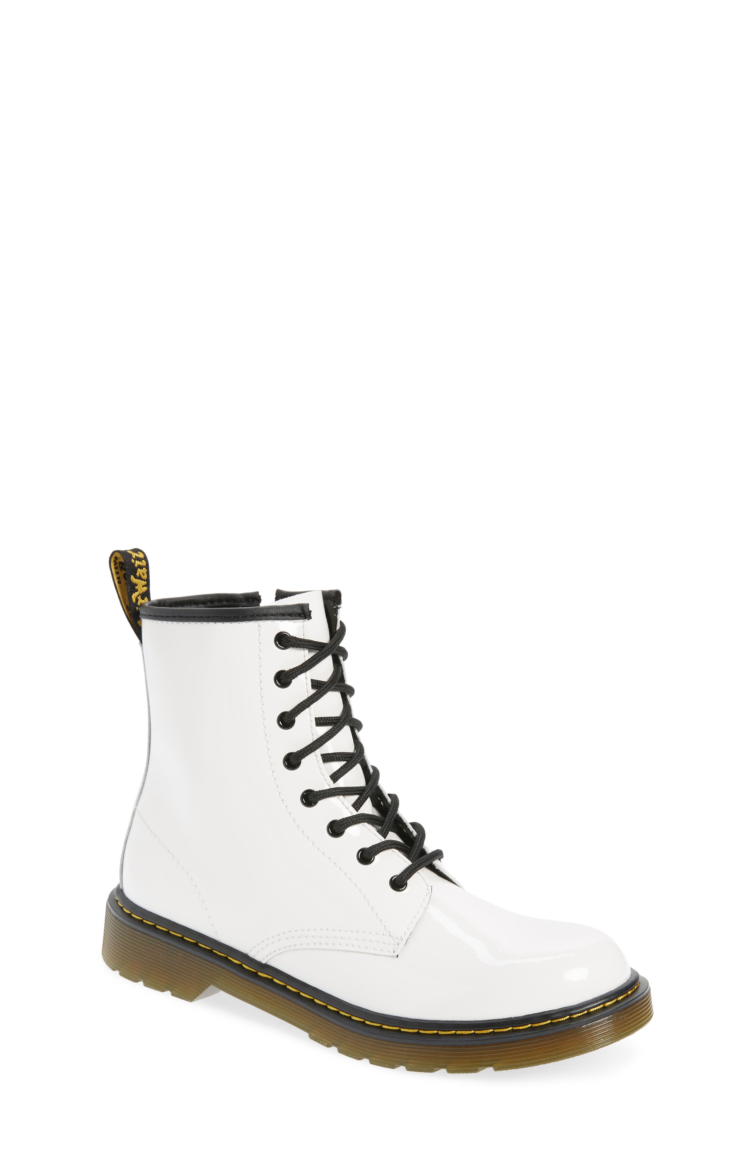 Combs Junior Boot, Main, color, WHITE