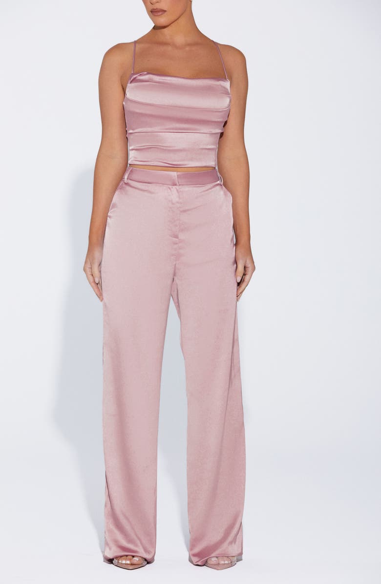 Naked Wardrobe Wide Leg Trousers, Alternate, color, 