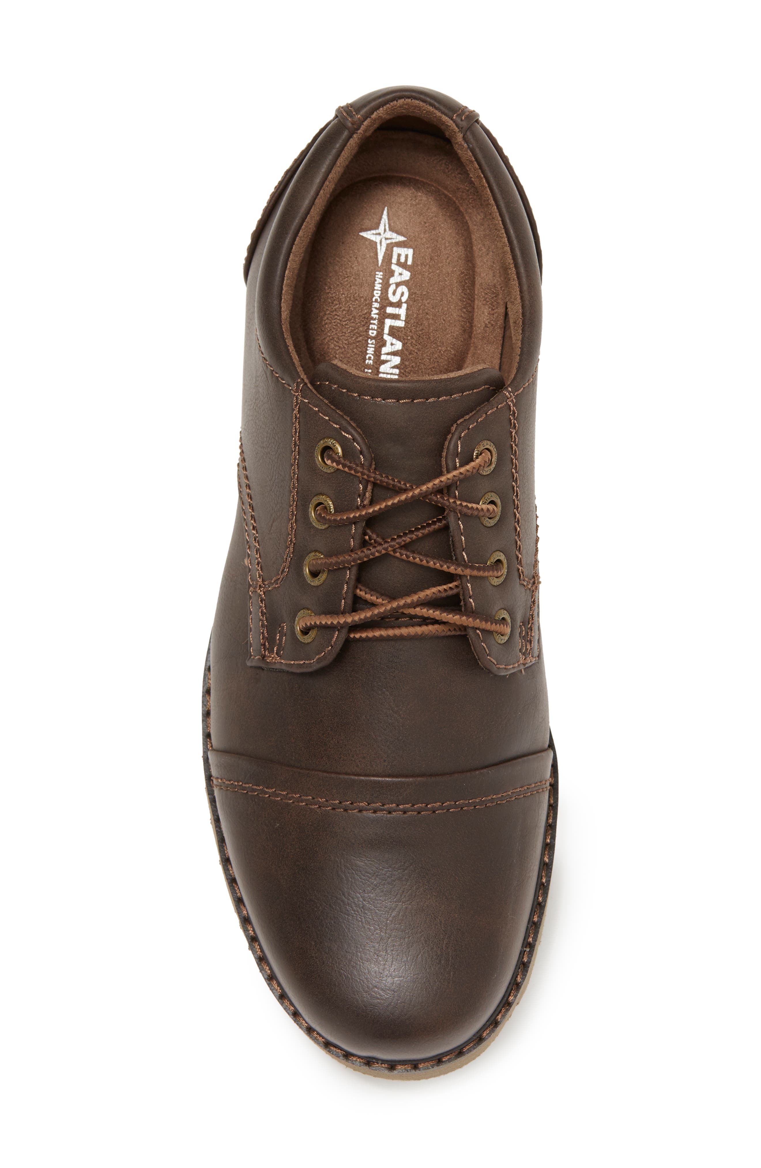 Eastland Ike Cap Toe Derby, Alternate, color, Brown