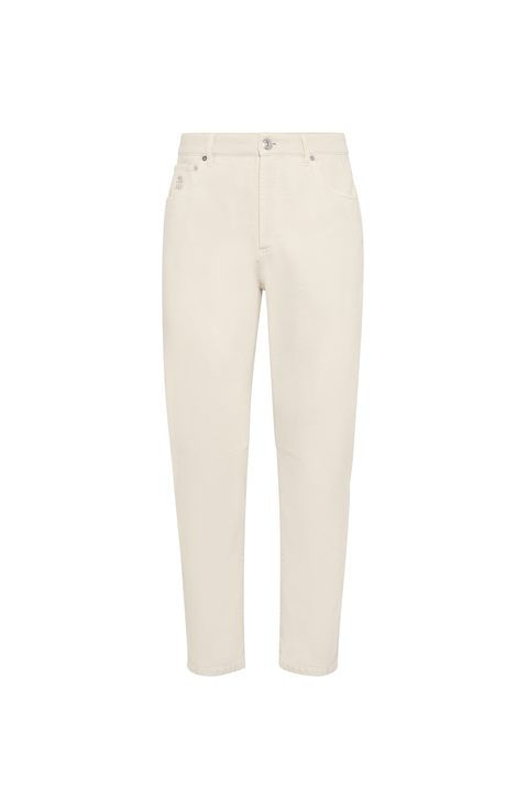 Leisure fit five-pocket trousers