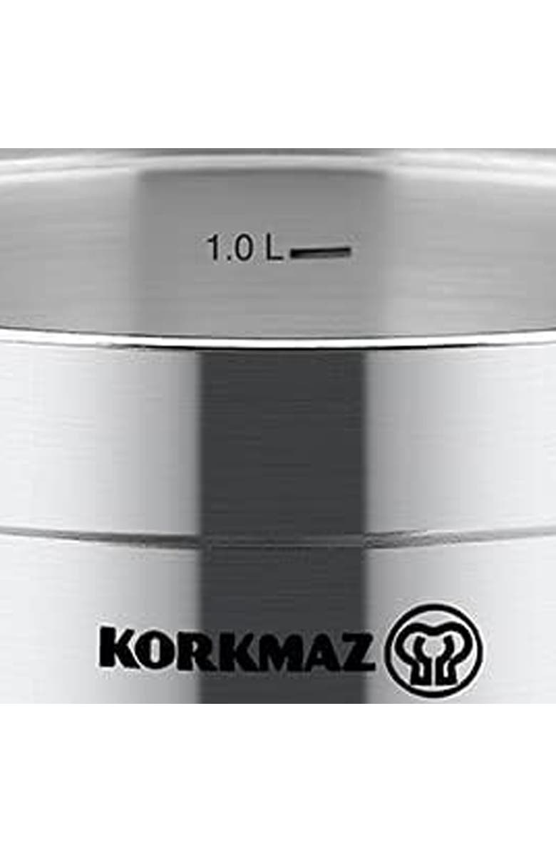 Korkmaz Gastro Proline 5.4 Quart Stainless Steel Mixing Bowl, Alternate, color, Silver
