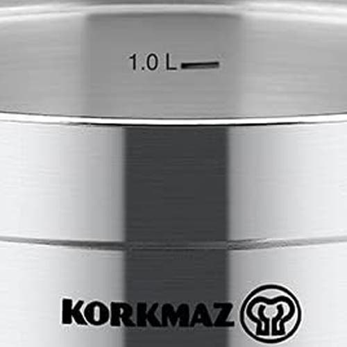 Korkmaz Gastro Proline 5.4 Quart Stainless Steel Mixing Bowl In Silver