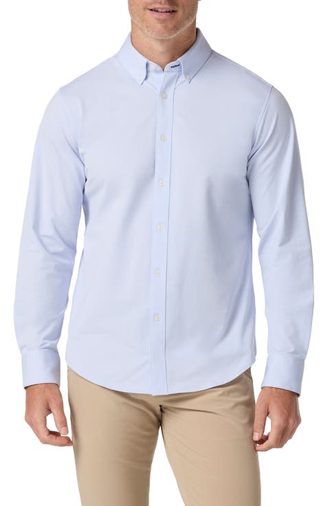 Ellis Trim Fit Solid Button-Down Shirt