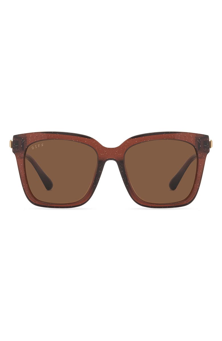 DIFF Bella 54mm Square Sunglasses, Main, color, 