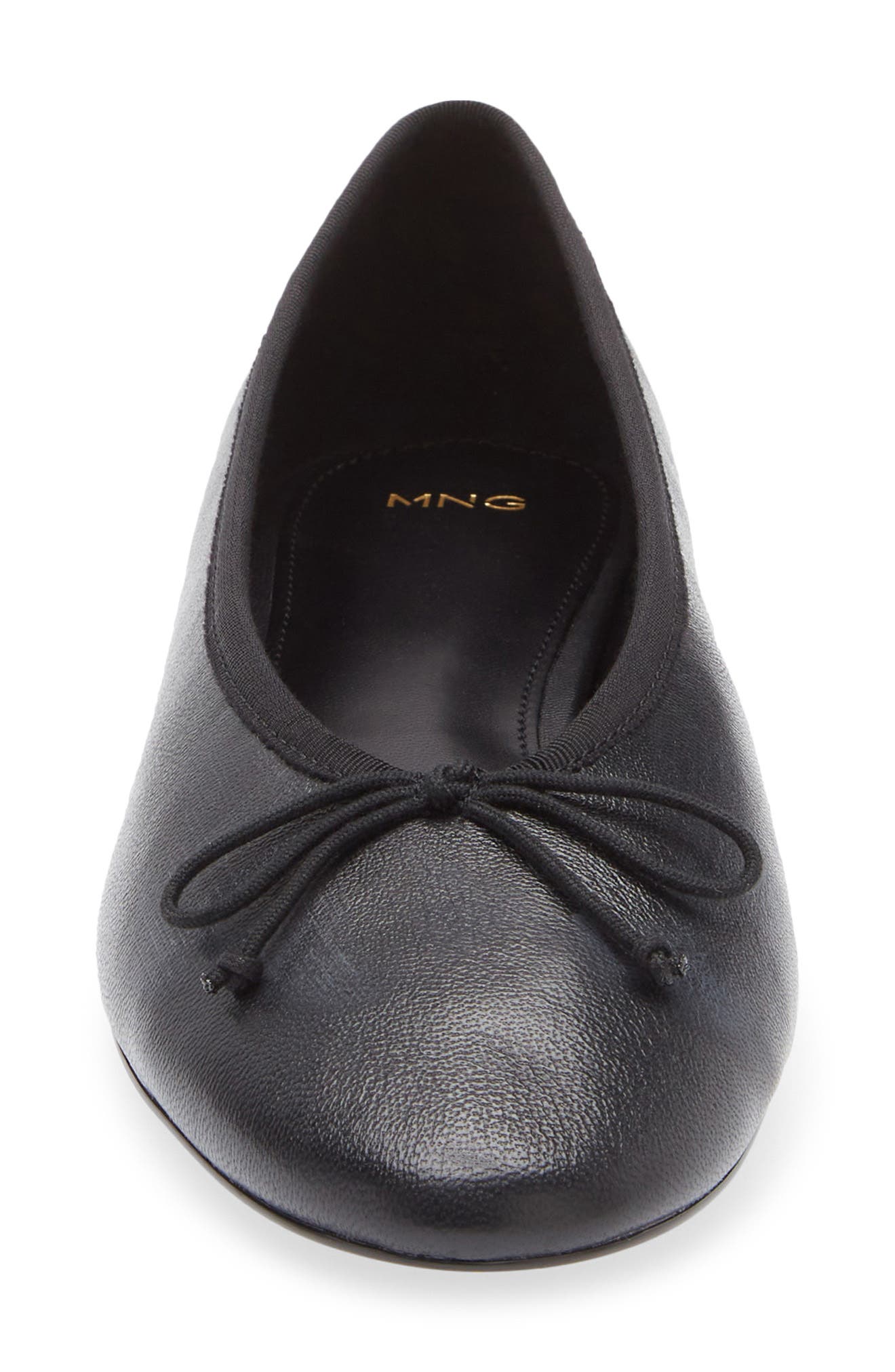 MANGO Ballet Flat, Alternate, color, Black
