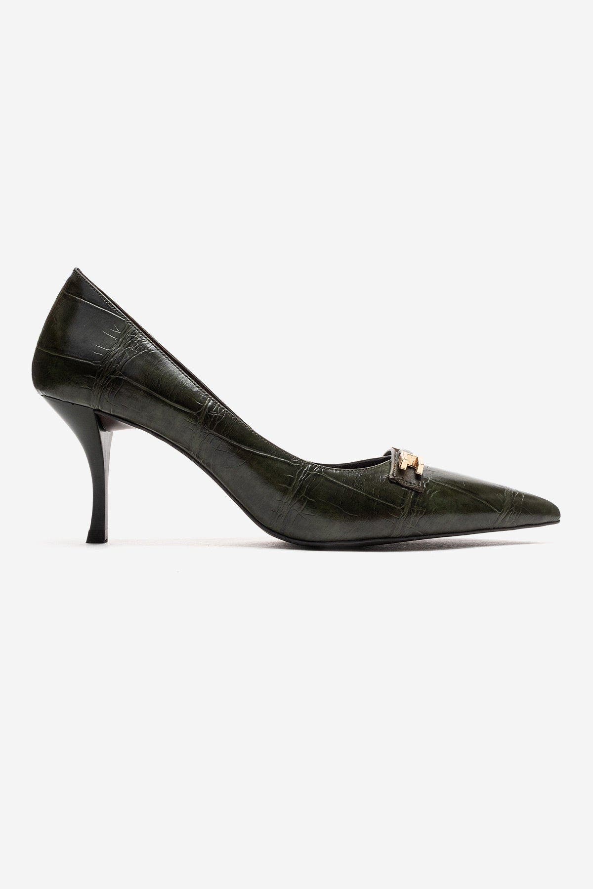 Poesy Pointed Toe Stiletto Pump, Alternate, color, Green Print