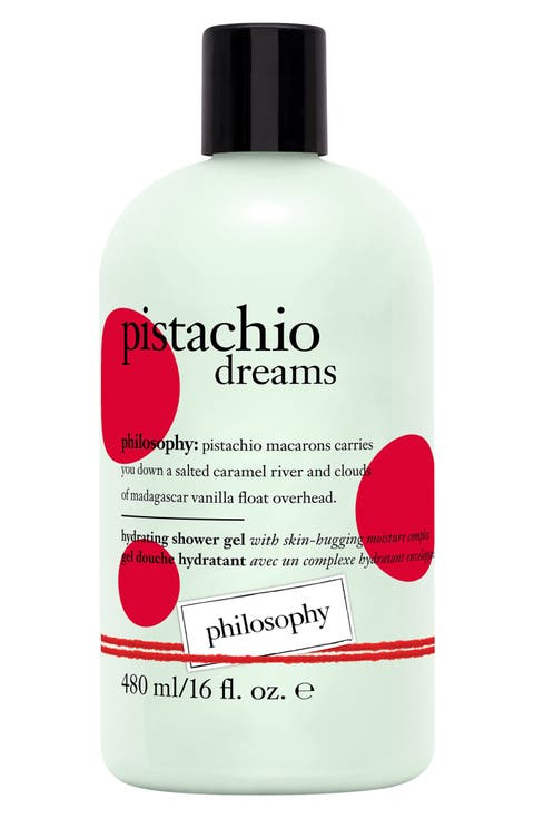 pistachio dreams hydrating shower gel, bubble bath & shampoo (Limited edition)