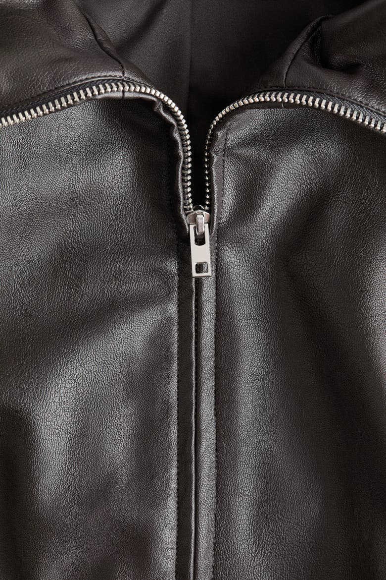 Oversized Jacket, Alternate, color, Dark brown