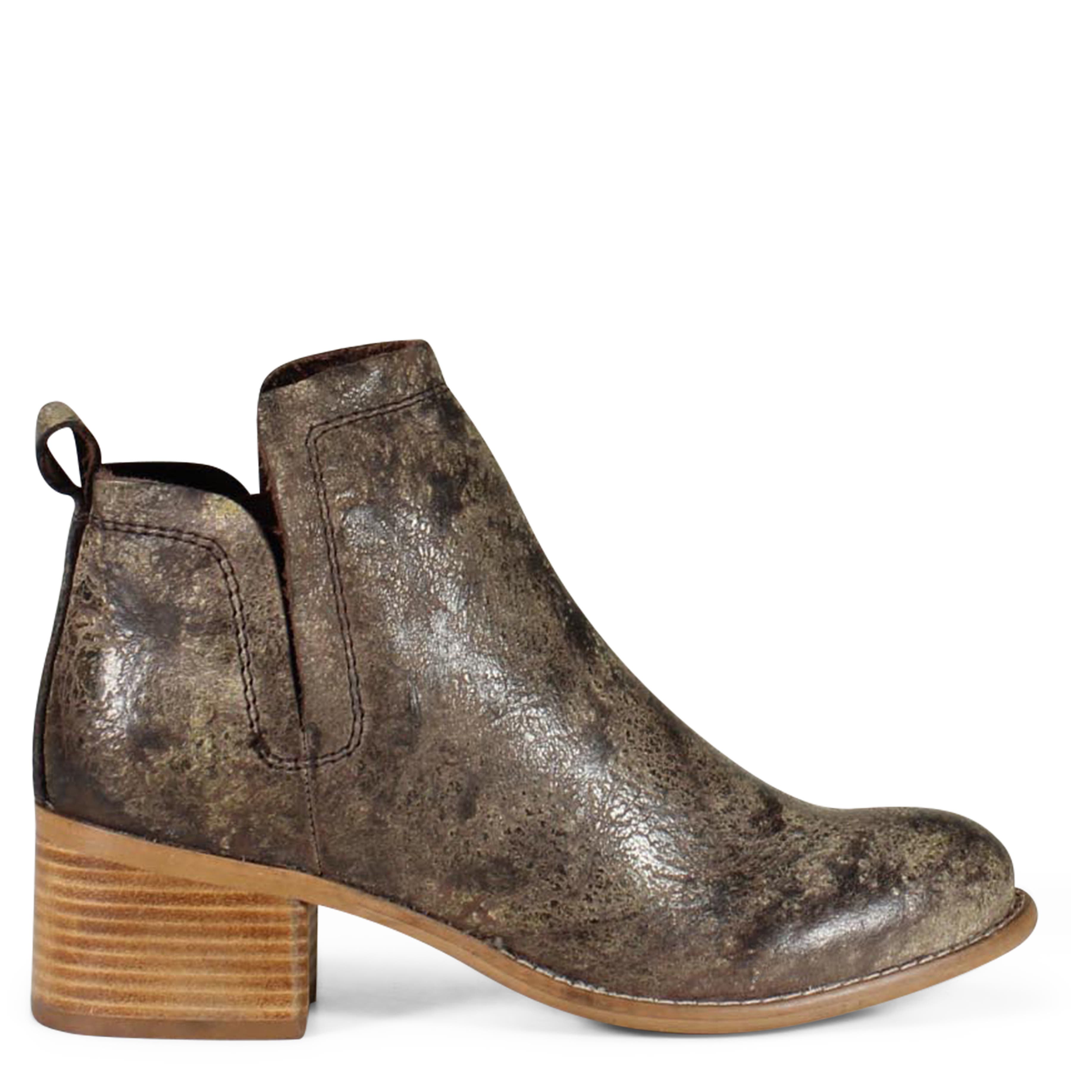 Diba True WIN DOE Vintage leather bootie, Alternate, color, Charcoal