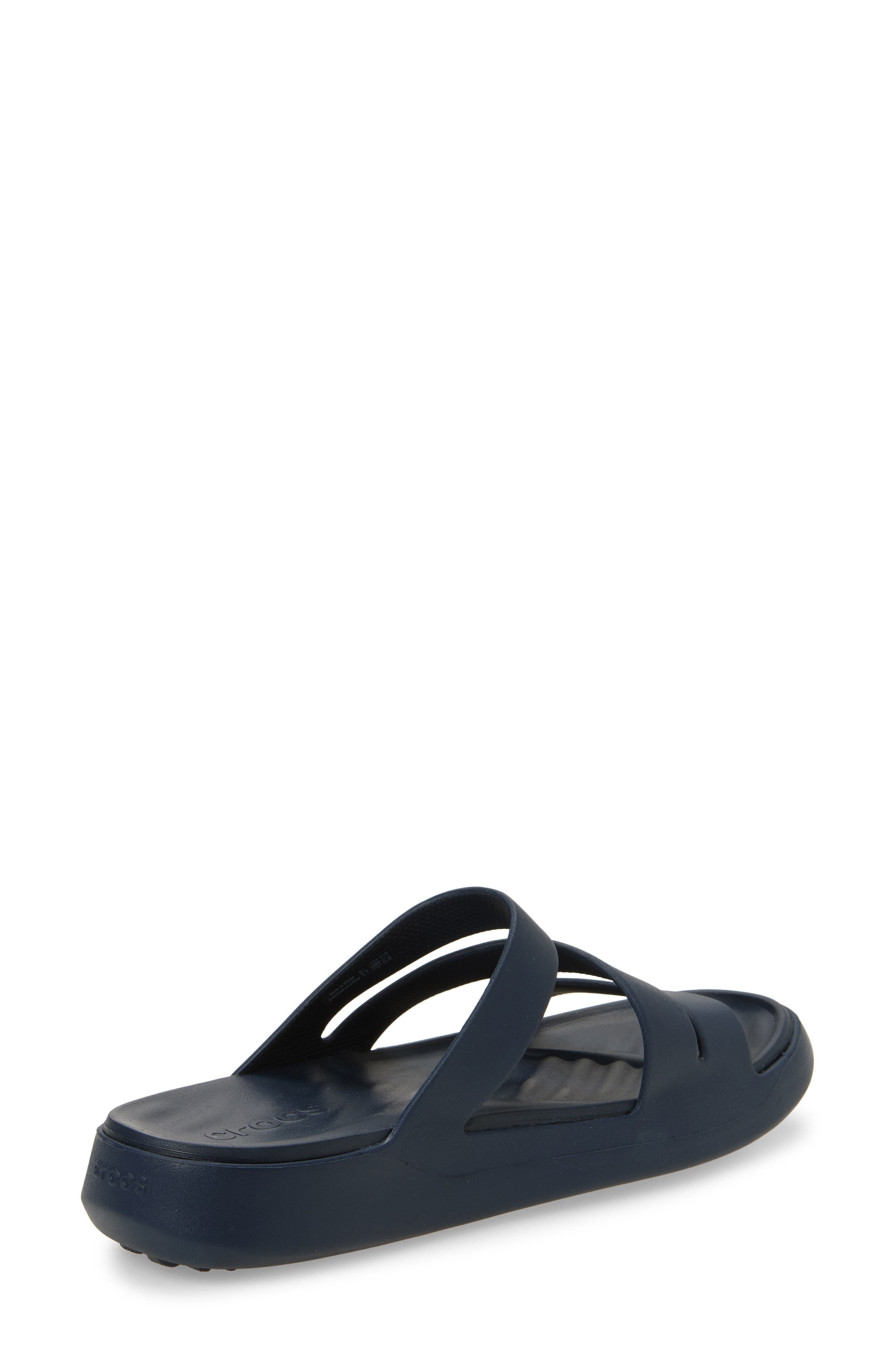 Getaway Waterproof Strappy Slide Sandal, Alternate, color, NAVY