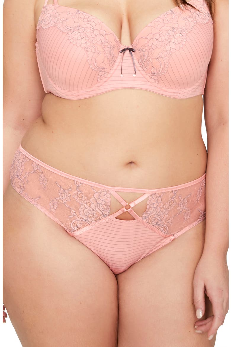 Showstopper Thong, Main, color, MELLOW ROSE