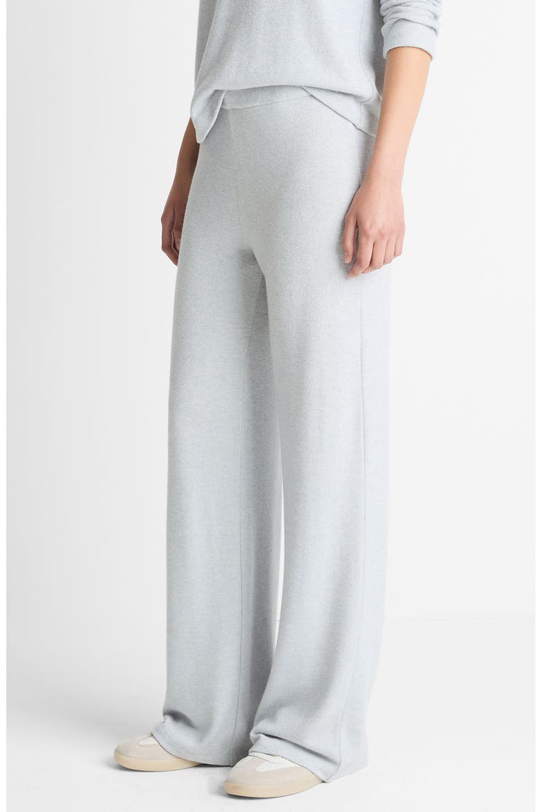 Cozy Wide Leg Pants, Alternate, color, HEATHER PALE GREY