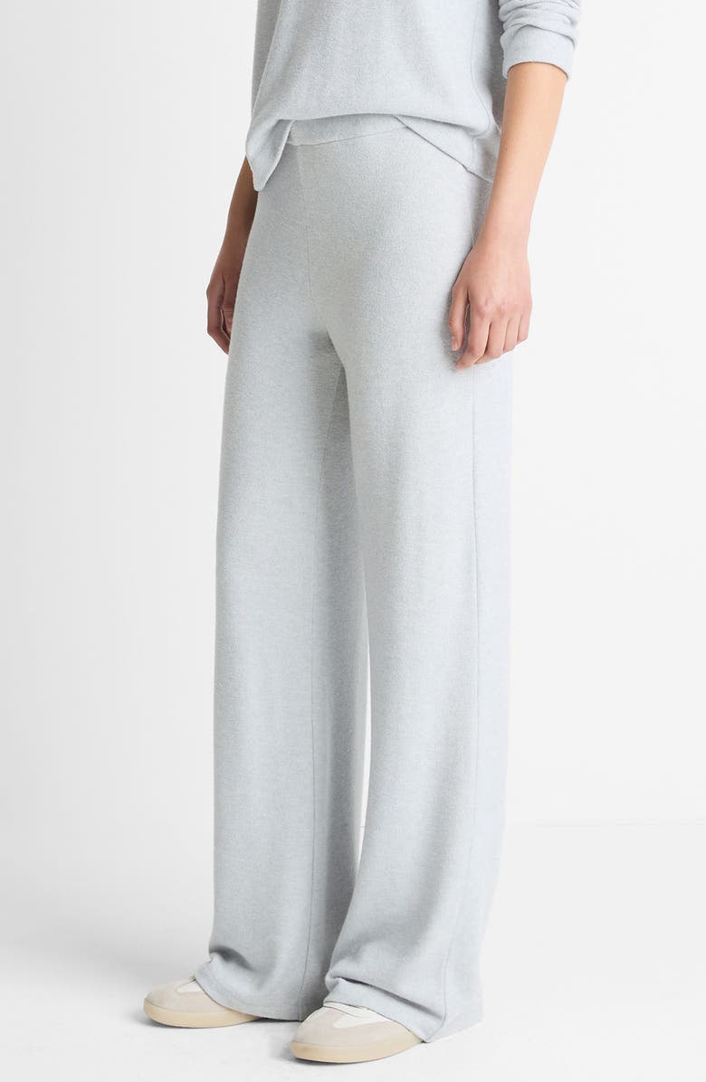 Vince Cozy Wide Leg Pants, Alternate, color, Heather Pale Grey
