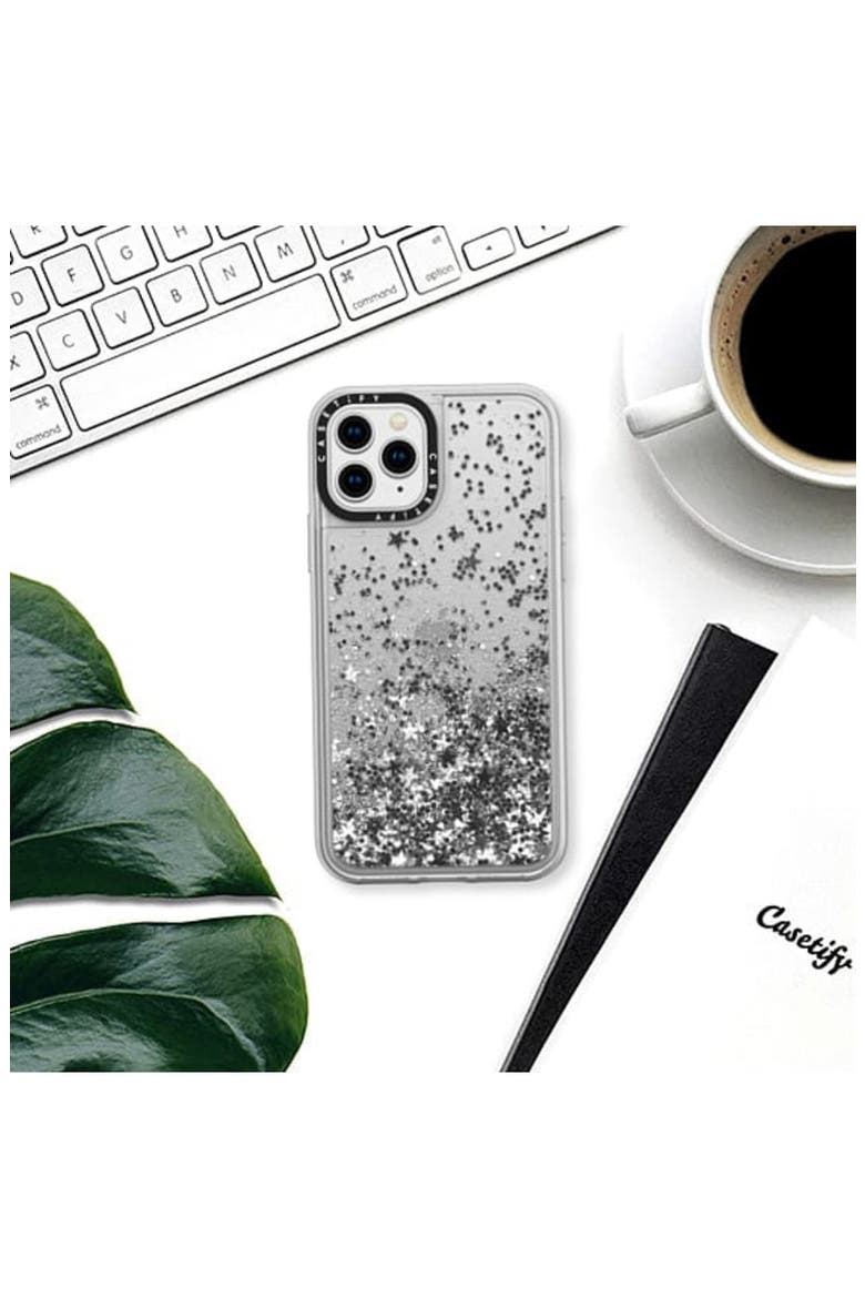 Glitter iPhone 11/11 Pro/11 Pro Max Case, Alternate, color, SILVER