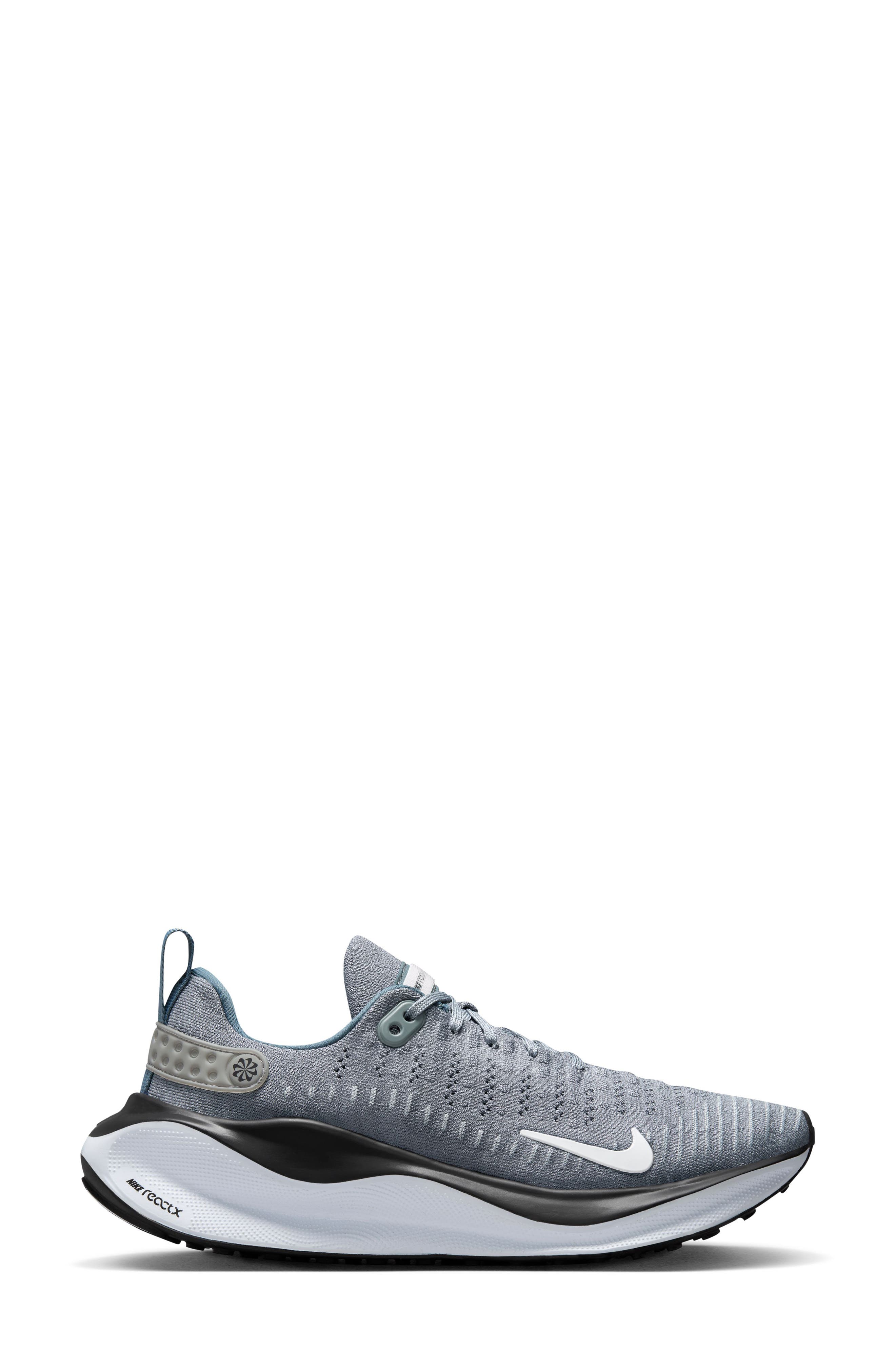 Nike ReactX Infinity Run 4 TB Sneaker, Alternate, color, Grey/ White/ Black/ Grey