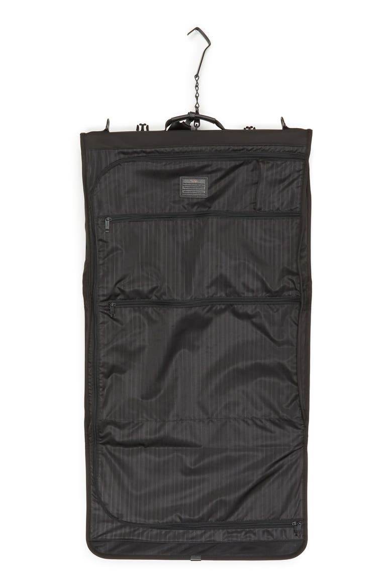 'Alpha 2' Trifold Carry-On Garment Bag, Alternate, color, BLACK