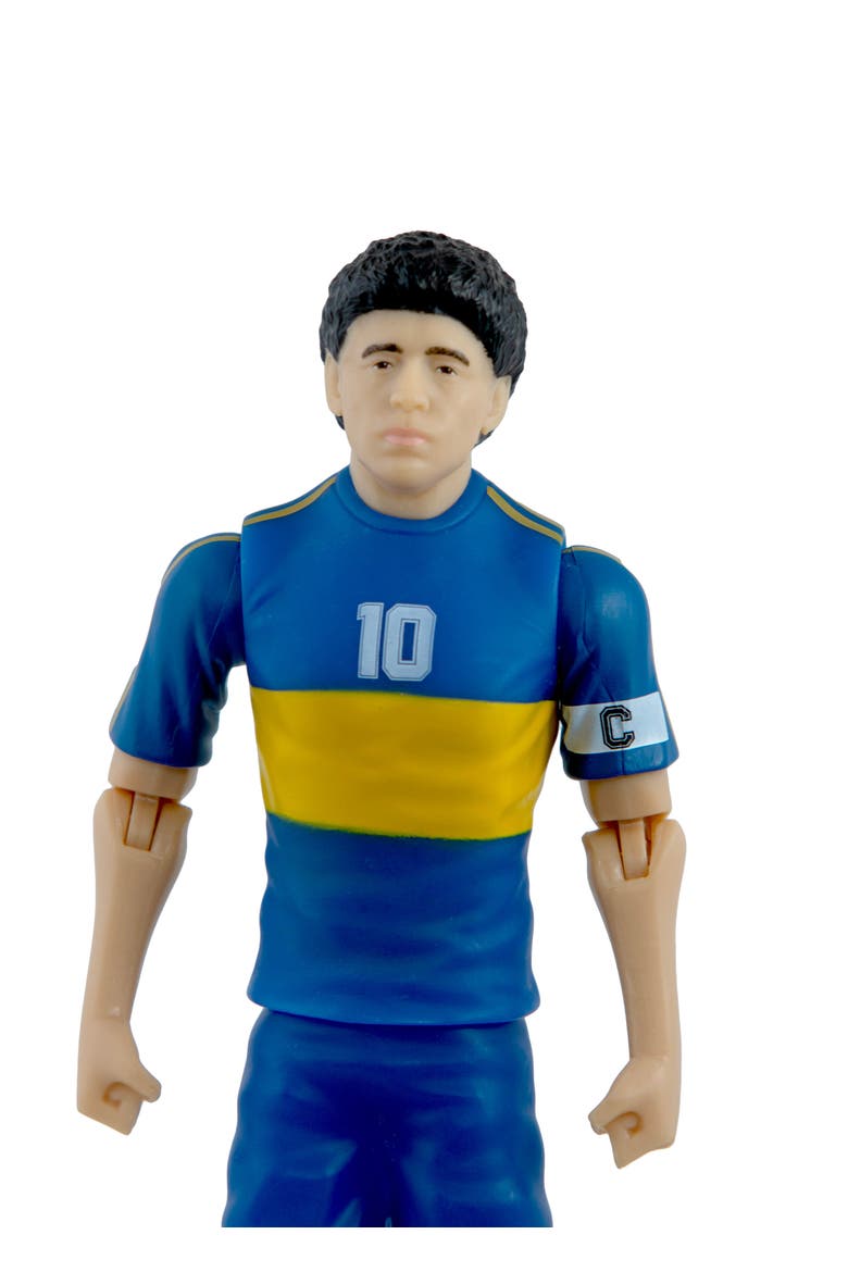Sockers Legends Diego Maradona Boca Juniors 8" Soccer Action Figure, Alternate, color, Blue