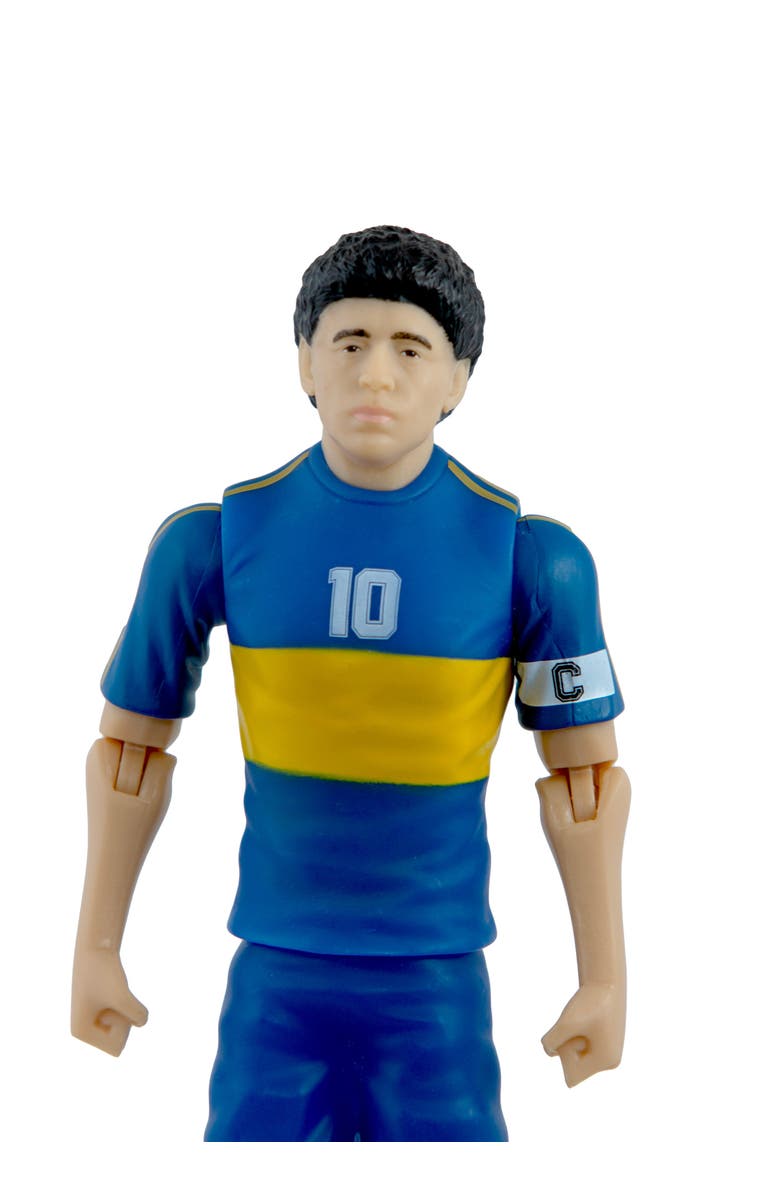 Banbo Toys Sockers Boca JR Diego Maradona 8" Soccer Action Figure, Alternate, color, Blue