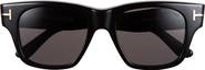 TOM FORD Caine 53mm Square Sunglasses