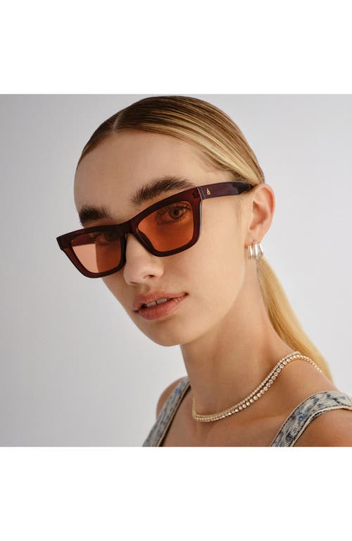 Aire Amplitude 52mm Cat Eye Sunglasses In Red