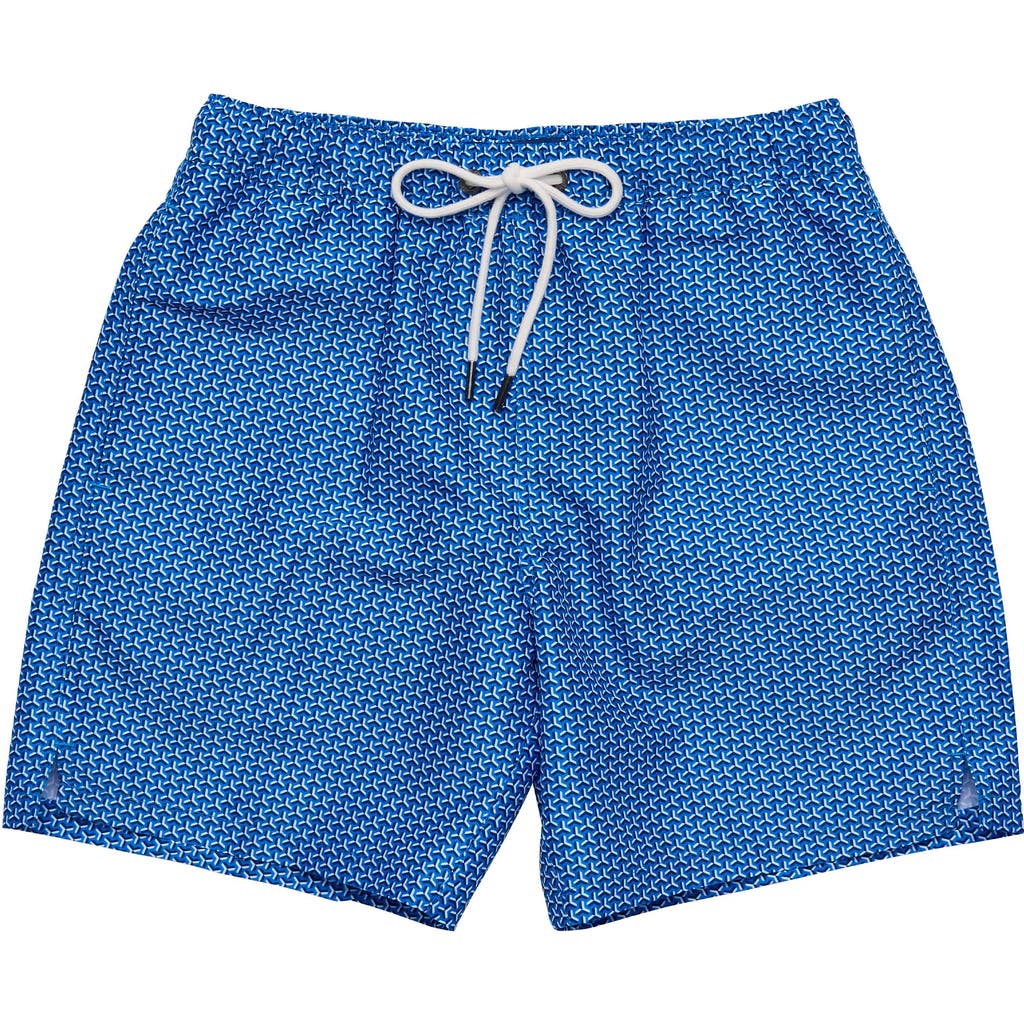 Snapper Rock 4 Way Stretch Swim Short In Blue