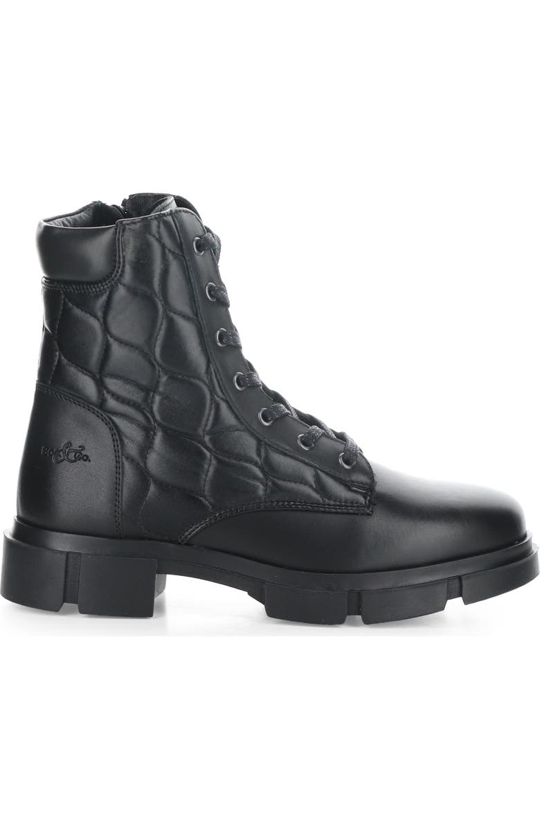 Bos. & Co. Libel Quilted Waterproof Combat Boot, Alternate, color,