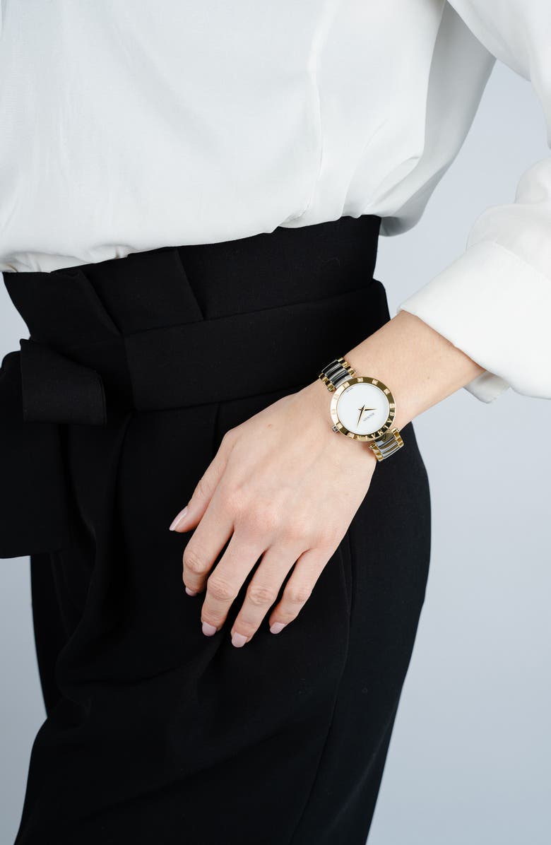 BALMAIN WATCHES Bijou Diamond Two-Tone Bracelet Watch, 33mm, Alternate, color, Two Tone