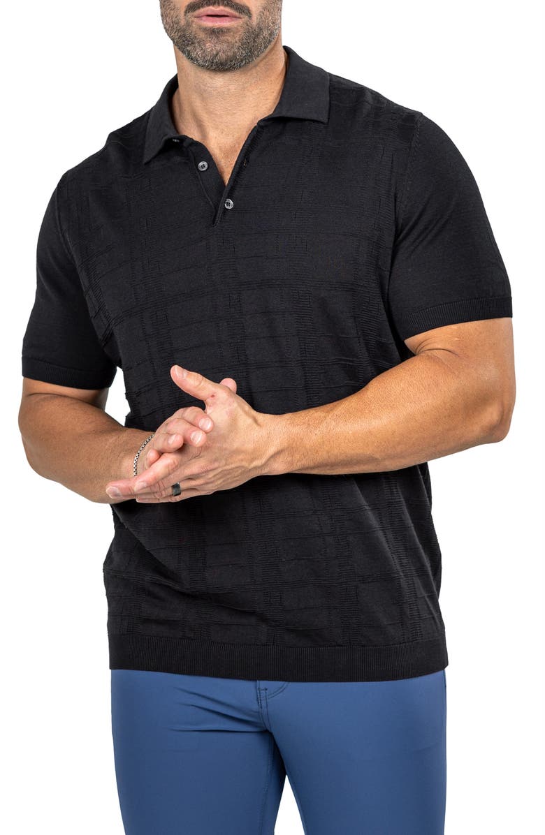 Maceoo Marthy Black Polo, Alternate, color,
