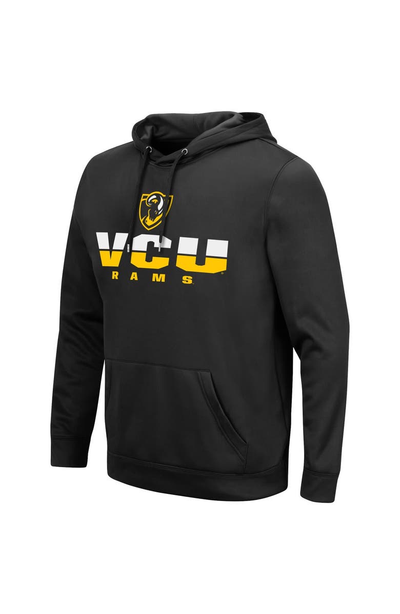 COLOSSEUM Men's Colosseum Black VCU Rams Lantern Pullover Hoodie, Alternate, color, Black