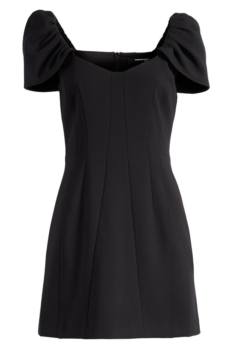 Whisper Flutter Sleeve Minidress, Alternate, color, BLACKOUT