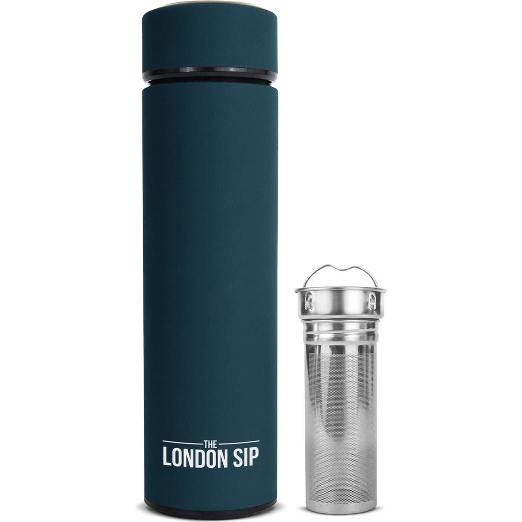 London Sip Infuser Bottle 16oz In Green