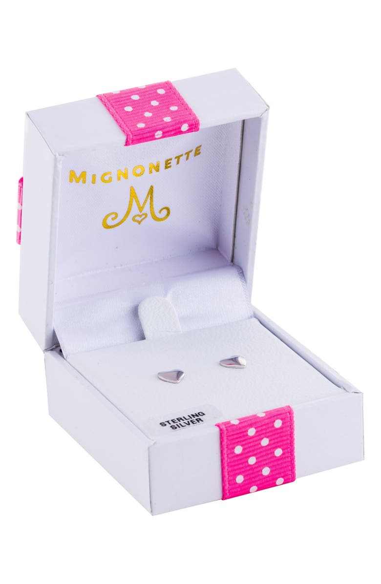 Mignonette Sterling Silver Earrings, Alternate, color, Silver