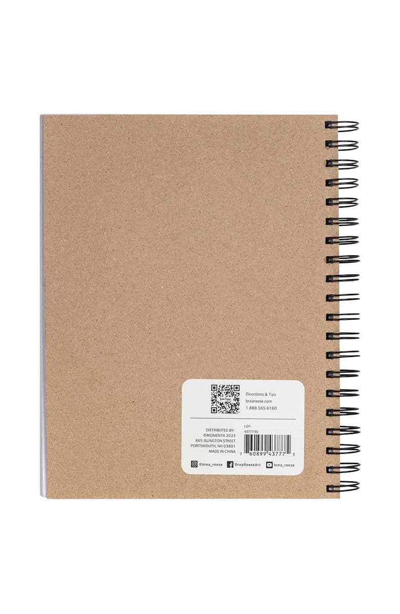 Brea Reese Mixed Media Paper Pad 60 Sheets, Alternate, color, Multicolored