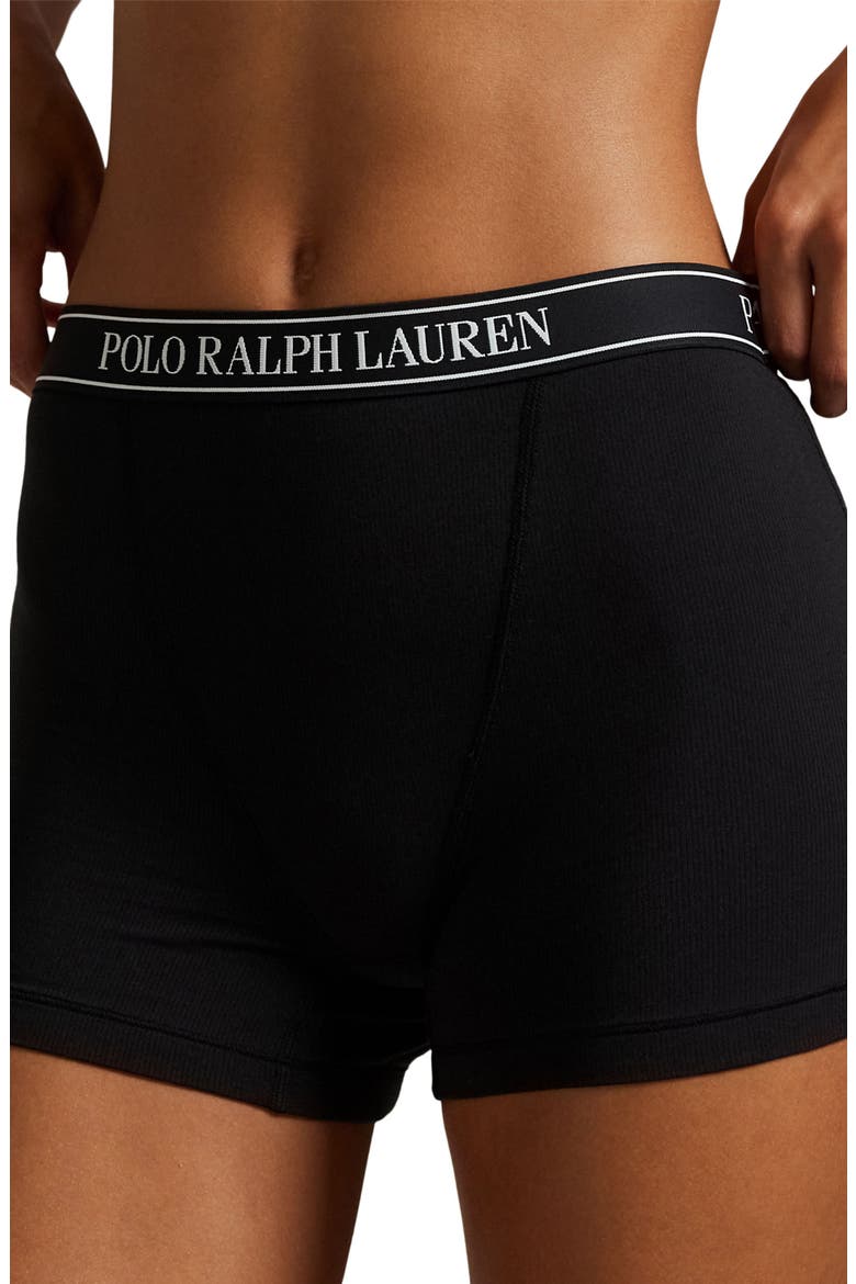 Logo Band Knit Boxers, Alternate, color, ONYX