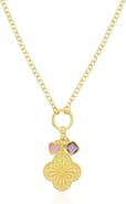 The Lovery Fine Jewelry Clover Charm Necklace