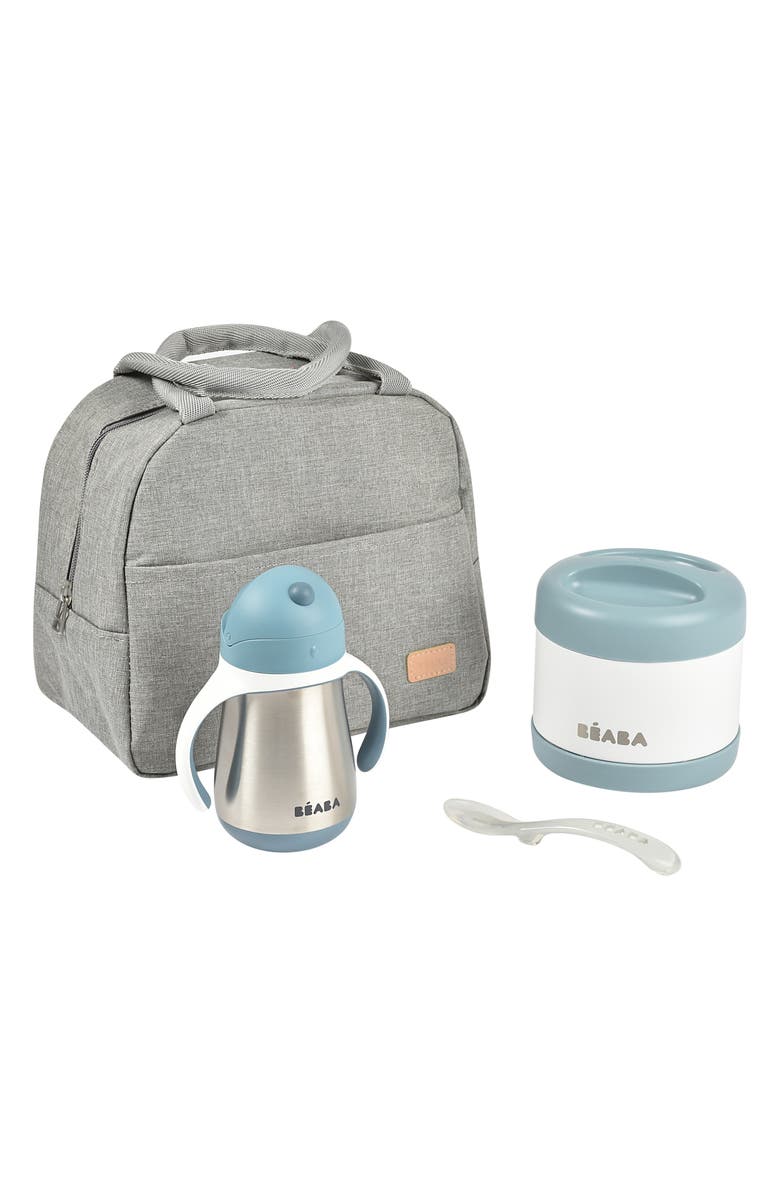 BEABA Kids
 On-the-Go Insulated Lunch Bag 
Meal Set, Alternate, color, 