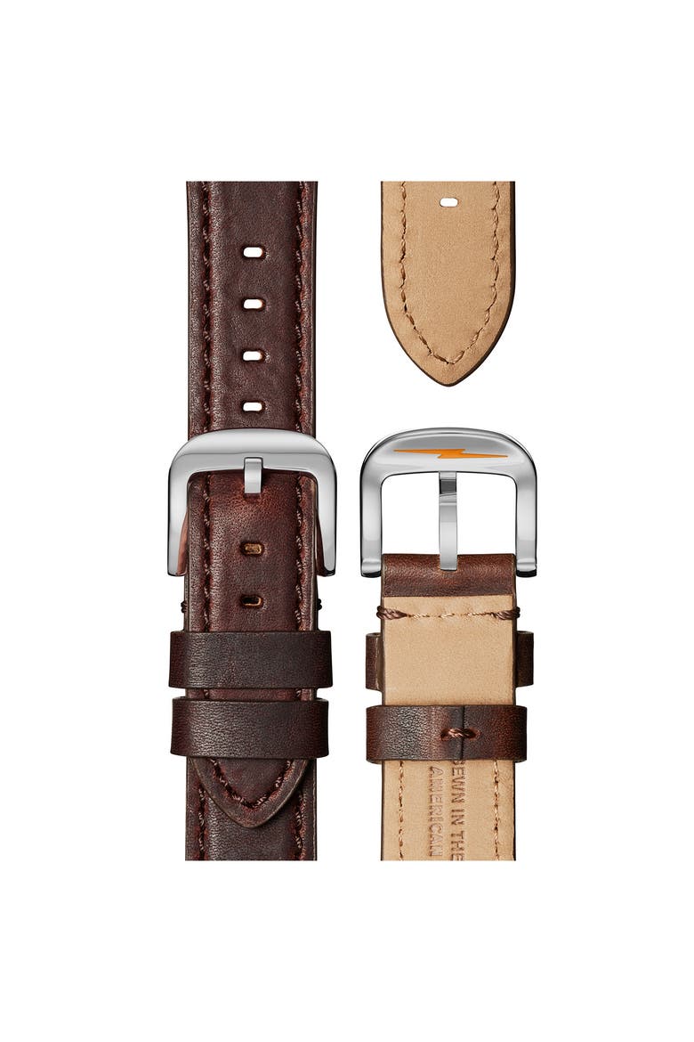 The Runwell Leather Strap Watch, 41mm, Alternate, color, MIDNIGHBLU
