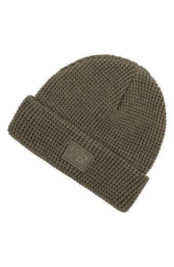 New Balance Patch Waffle Knit Beanie