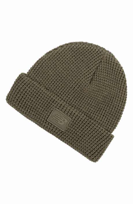 New Balance Patch Waffle Knit Beanie