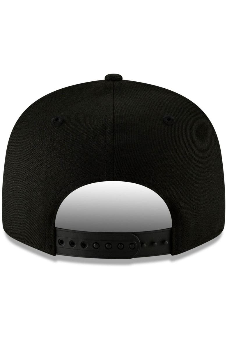 Men's New Era Black Chicago Bears 9FIFTY Adjustable Snapback Hat, Alternate, color, BLACK