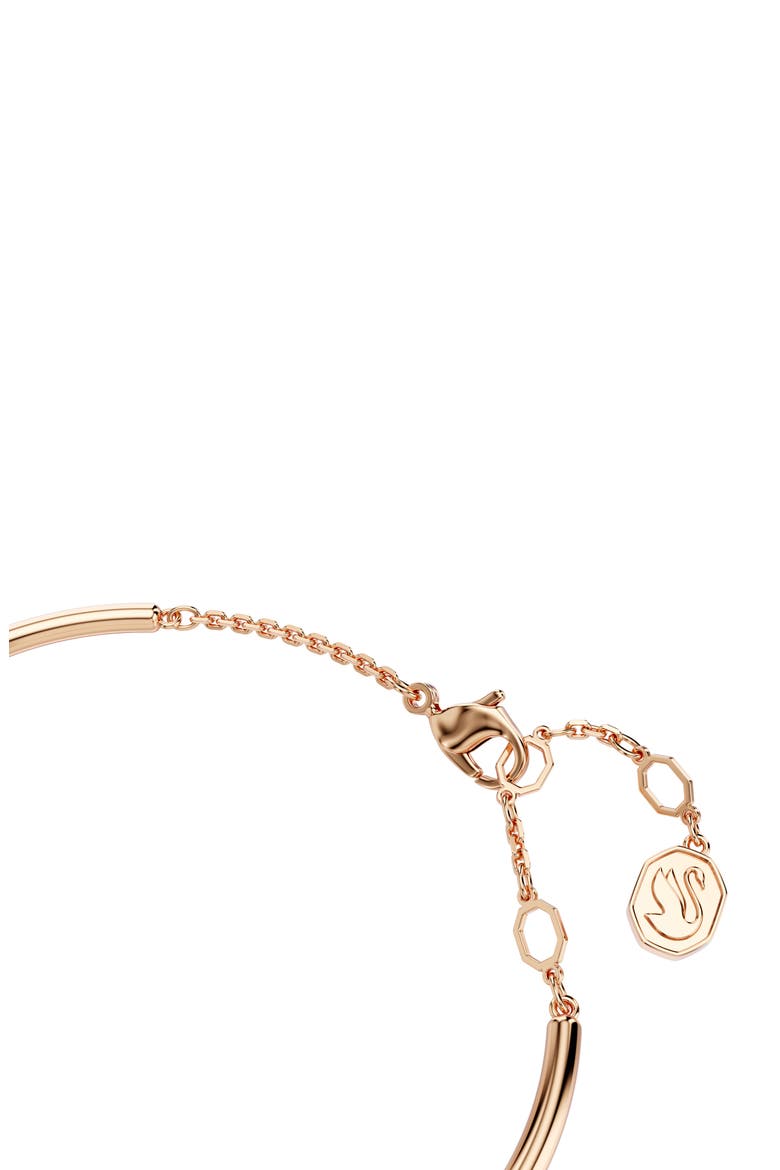 Dextera Dancing Crystal Charm Bracelet, Alternate, color, ROSE GOLD