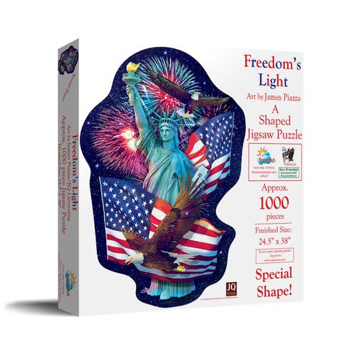 Freedom's Light 1000 piece Jigsaw Puzzle for Adults Special Shape