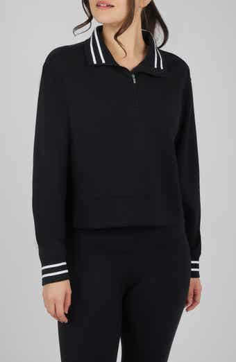 YOGALICIOUS Georgetown Scuba Knit Half-Zip Pullover