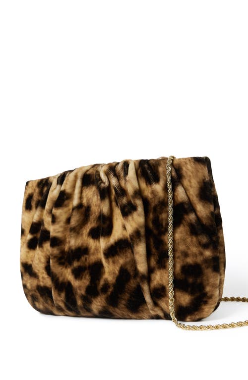 Loeffler Randall Serena Leopard Print Clutch In Animal Print