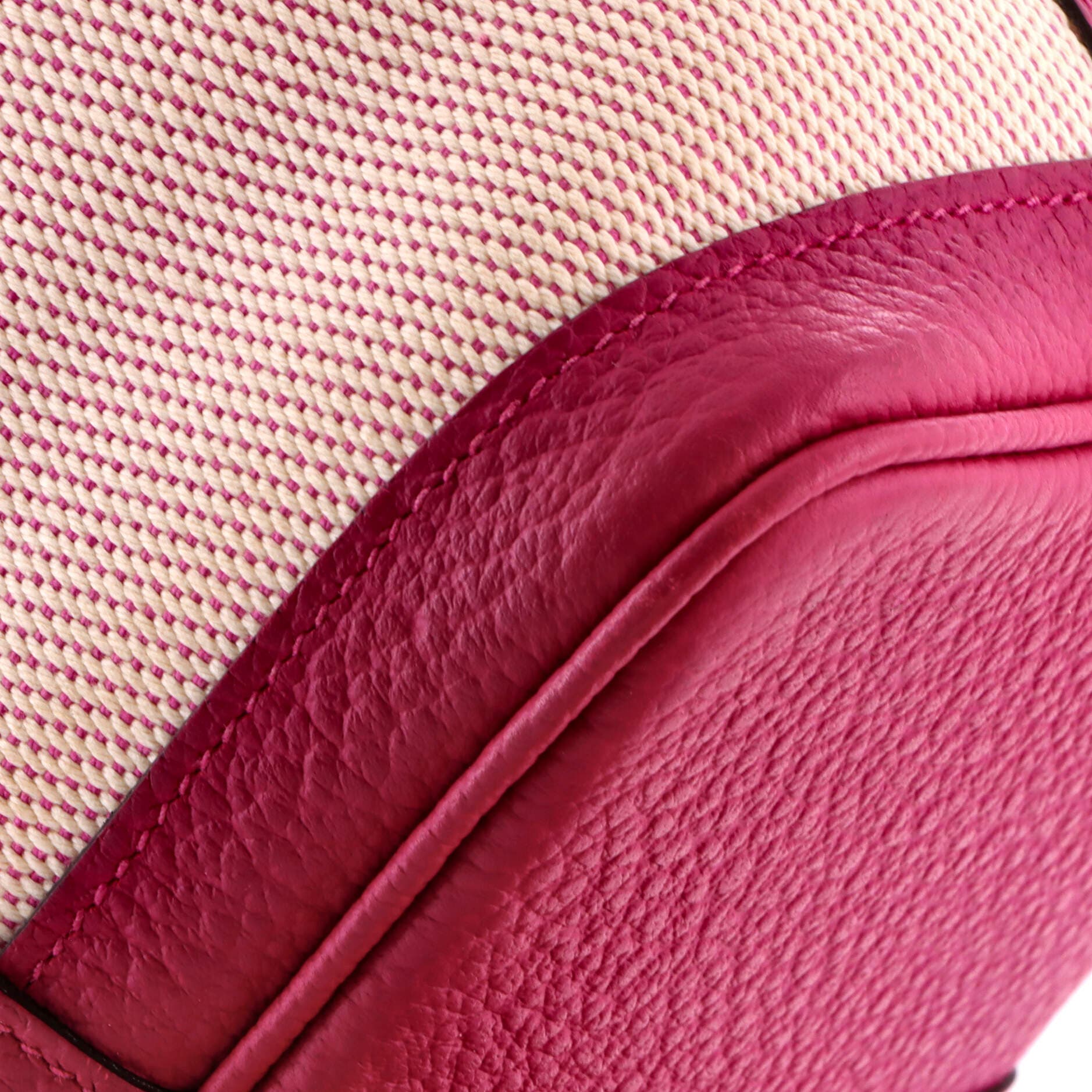 Pre-Owned Hermes Garden Party Tote Toile and Leather 30, Alternate, color, Rose Pourpre