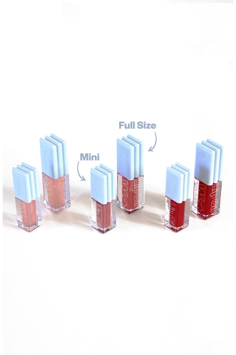 Mini Wet Lip Oil Gloss Set, Alternate, color, NO COLOR
