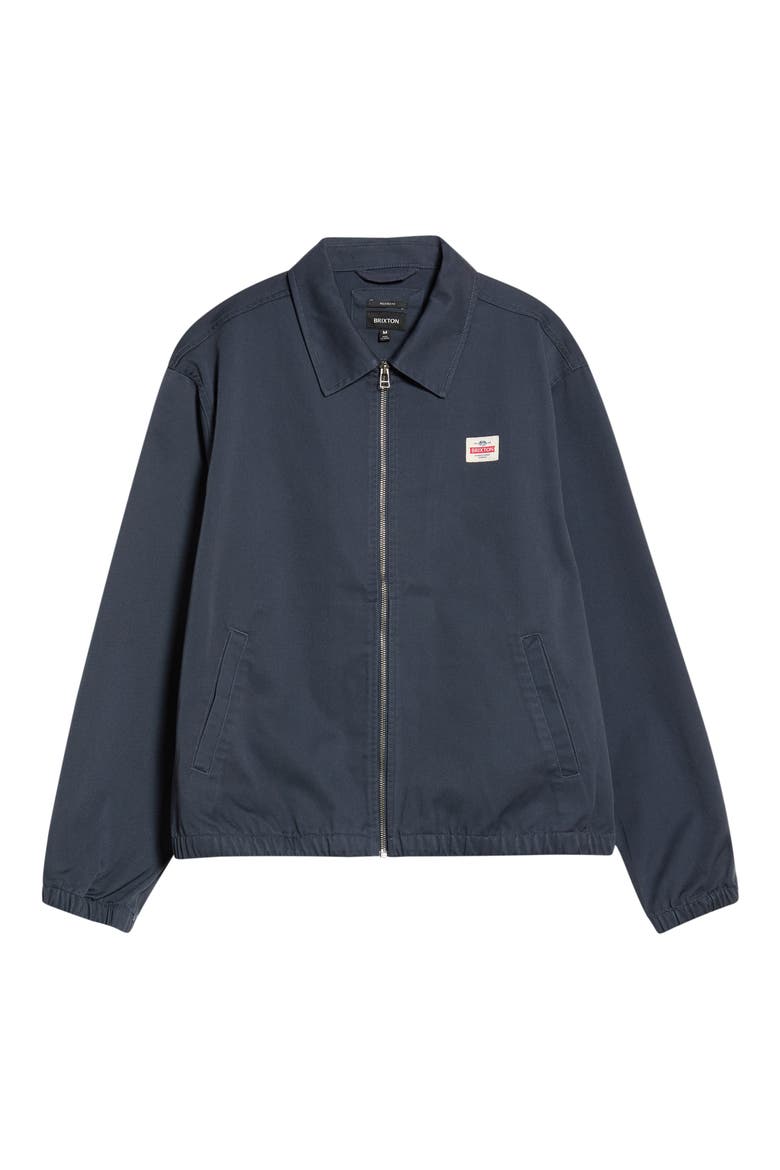 Trademark Lightweight Garage Zip Jacket, Main, color, WASHED NAVY