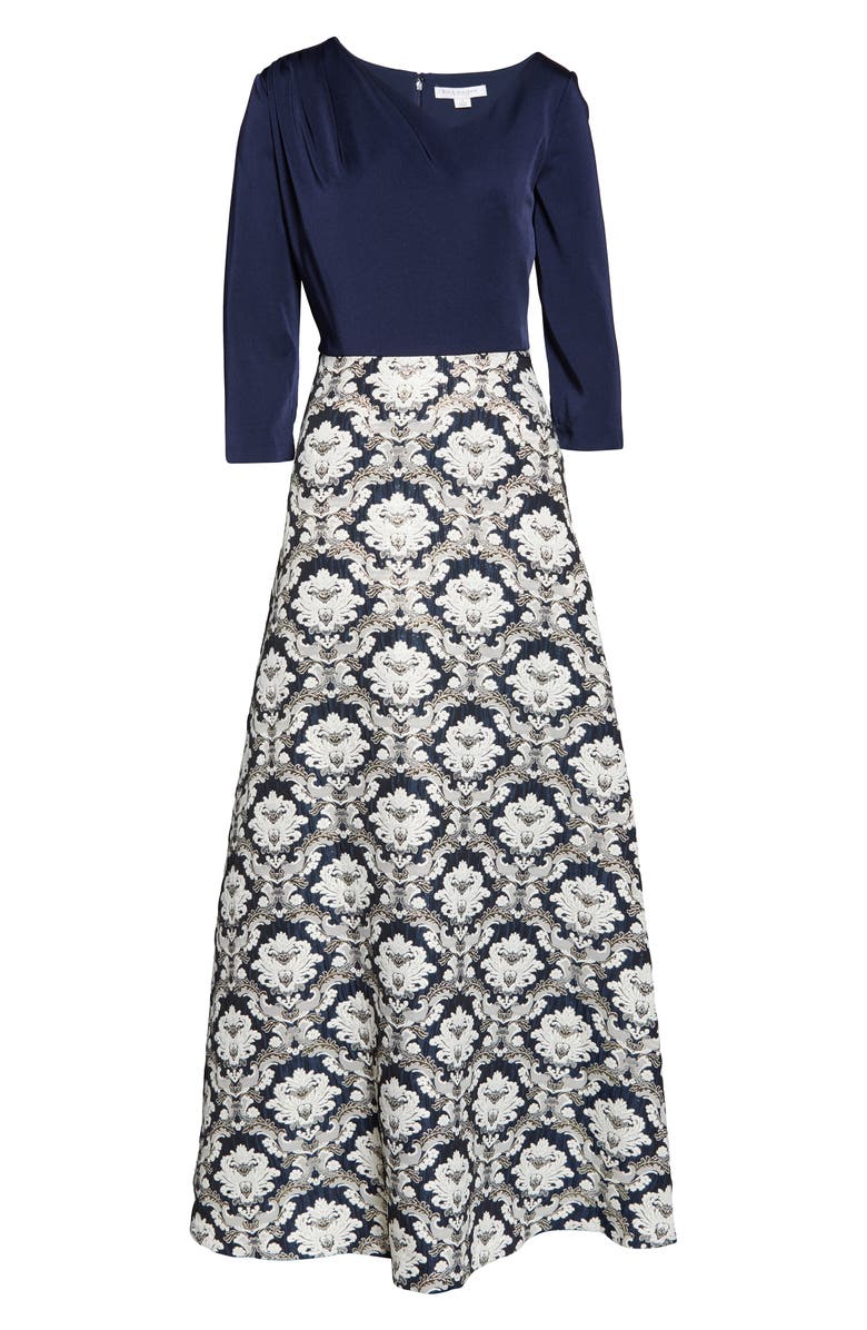 Kay Unger Izabella A-Line Evening Gown, Alternate, color,