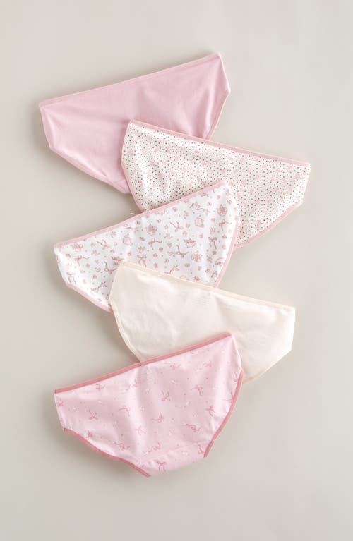 Nordstrom Kids' Assorted 5-pack Hipster Briefs In Multi